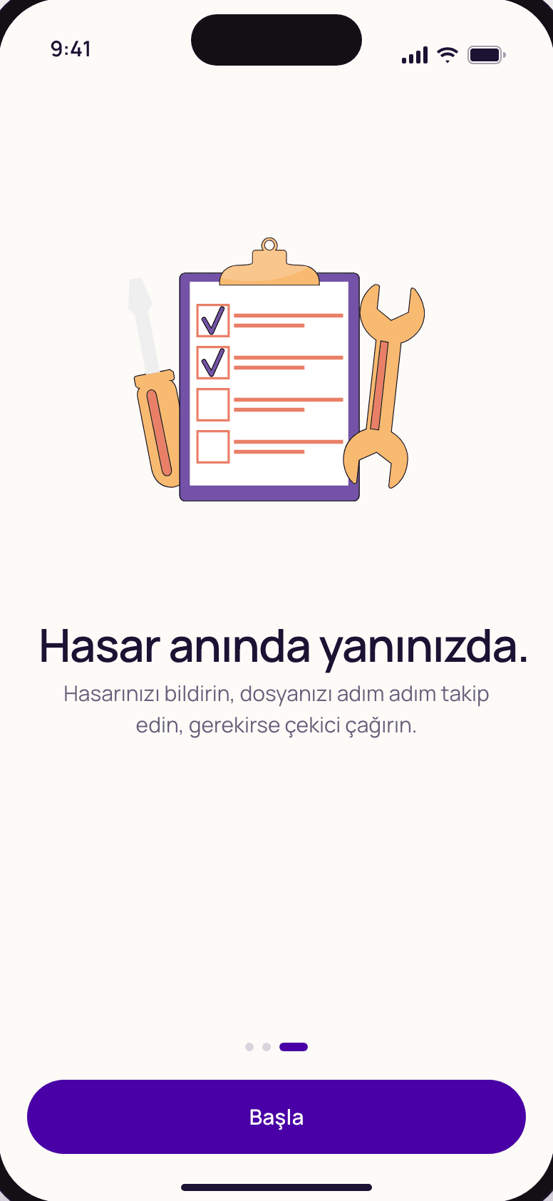 Hepiyi müşteri uygulaması tasarım prototipi (temsili veriler)